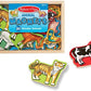 Melissa & Doug Melissa Doug 20 Wooden Animal Magnets in a Box Cute Animal Fridge Magnets