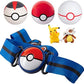 Pokemon Clip 'N' Go Belt Set with 3 Poke Balls 2 Figures - Includes Pikachu and Cubone