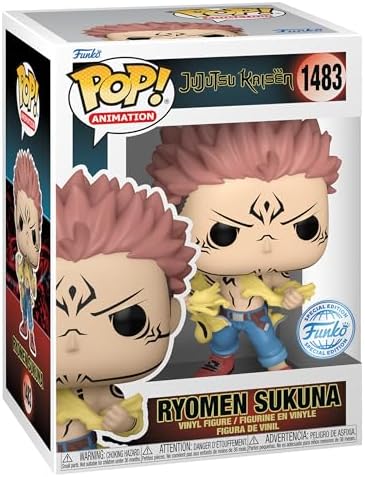 Funko Pop Animation Jujutsu Kaisen - Ryomen Sukuna Tearing Shirt Multicolor Vinyl Figure