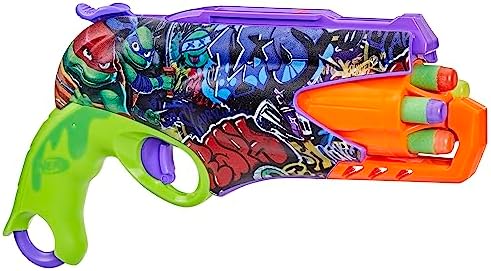 Nerf Teenage Mutant Ninja Turtles Dart Blaster 10 Elite Darts Easter Basket Stuffers Ages