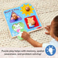 Melissa & Doug Melissa Doug Ms. Rachela Wooden Peek-a-Boo Jumbo Peg Puzzle