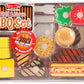 Melissa & Doug Melissa Doug Grill and Serve BBQ Set 20 pcs - Wooden Play Food and