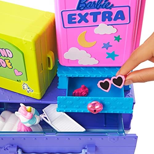 Barbie HDY91 Extra Travel Set with 2 Puppies and Doll