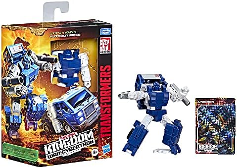 Transformers Generations War for Cybertron Kingdom Deluxe WFC-K32 Autobot Pipes Action