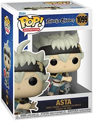 Funko POP Black Clover - Asta Funko Vinyl Figure Bundled with Compatible Box Protector