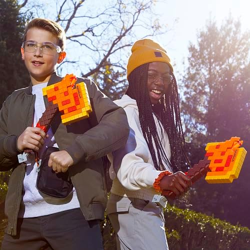 Nerf Minecraft Firebrand Dart Blasting Axe 6 Nerf Elite Foam Darts Design Inspired by