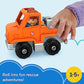 Fisher-Price Little People Toddler Toy Help and Go Tow Truck and Figure for Pretend Play