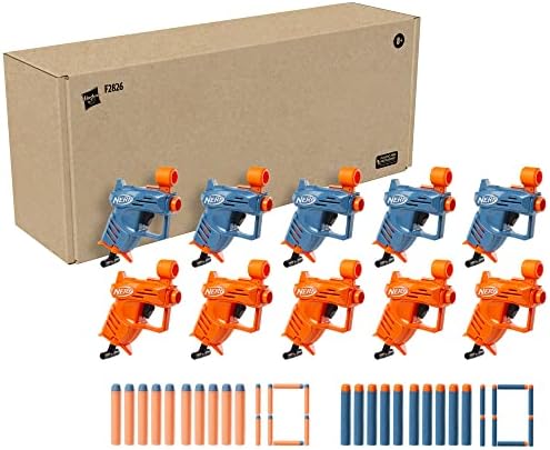 NERF Elite Ace SD-1 Party Pack 10 Blasters 20 Darts 8 Year Old Boys Girls Up Amazon
