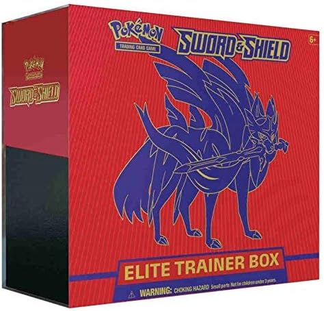 Pokemon TCG Sword Shield Zacian Elite Trainer Box