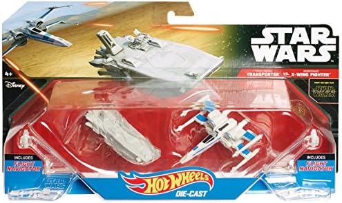Hot Wheels Star Wars The Force Awakens First Order Transporter vs. X-Wing Fighter