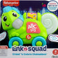 Fisher-Price Baby Learning Toy Link Squad Crawl 'n Colors Chameleon with Music Lights for