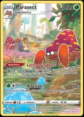 Pokemon - Parasect TG01TG30 - Lost Origin - Trainer Gallery - Holo Card