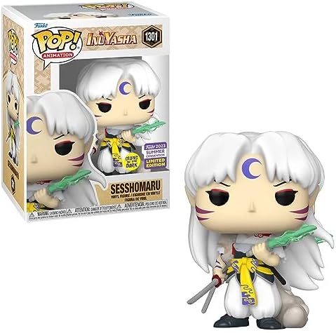 Funko Pop Animation Inuyasha Glow in The Dark Sesshomaru SDCC 2023 Summer Convention