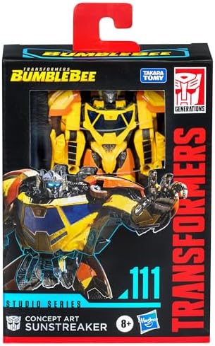 Transformers Studio Series Deluxe Bumblebee 111 Concept Art Sunstreaker 4.5-inch