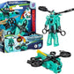 Transformers EarthSpark 1-Step Flip Changer Chaos Terran Spitfire 4-Inch Converting Robot