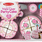 Melissa & Doug Melissa Doug Triple-Layer Party Cake Wooden Play Food Set - Birthday Cake