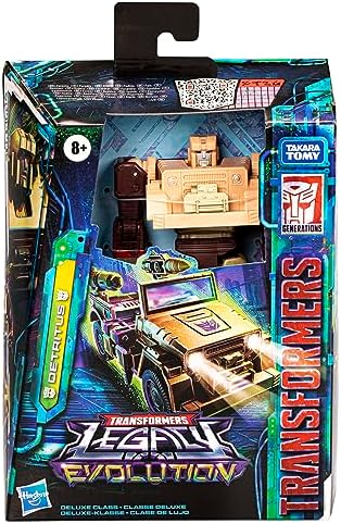 Hasbro Transformers Legacy Evolution Deluxe Class Detritus Toy 5.5-inch Action Figure for