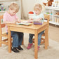 Melissa & Doug Melissa Doug Solid Wood Table and 2 Chairs Set - Light Finish Furniture