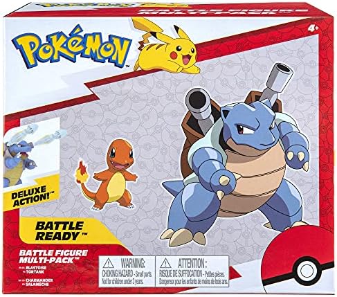Pokemon Battle Figure 2 Pack - Features 4.5-Inch Cinderace and 2-Inch Pikachu Battle