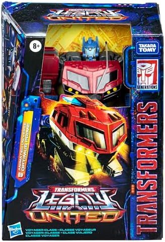 Transformers Legacy United Voyager Class Animated Universe Optimus Prime 7-Inch