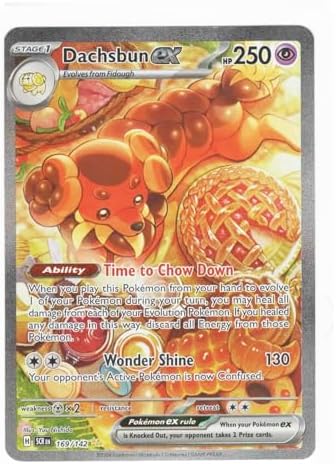 Pokemon - Dachsbun ex 169142 Stellar Crown SIR Special Illustration Rare Card