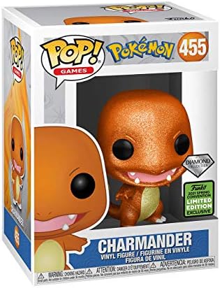 Funko Pop Pokemon 455- Charmander Diamond Glitter Vinyl Figure 2021 Spring Convention