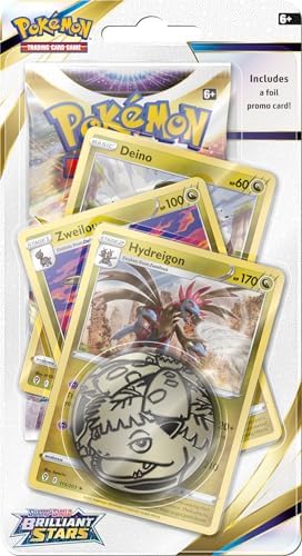 Pokemon TCG Sword Shield 9 Brilliant Stars Premium Checklane Blister Display Card Game