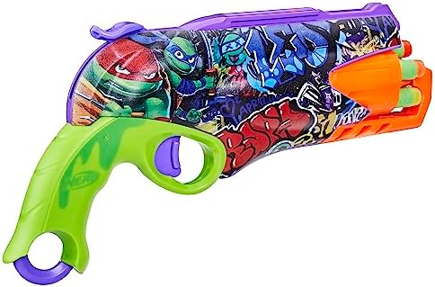 Nerf Teenage Mutant Ninja Turtles Dart Blaster 10 Elite Darts Easter Basket Stuffers Ages