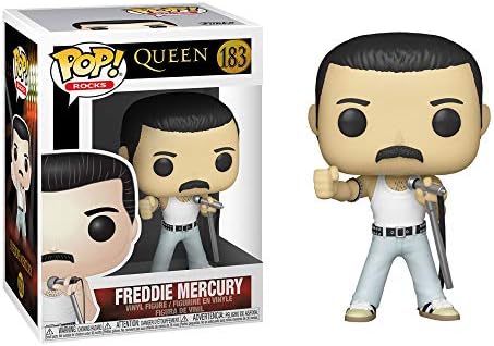 Funko POP Pop Rocks Queen - Freddie Mercury Radio Gaga 1985 Multicolor 3.75 inches