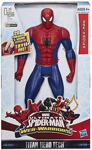 Hasbro Marvel Ultimate Spider-Man Web Warriors Titan Hero Tech Electronic Spider-Man