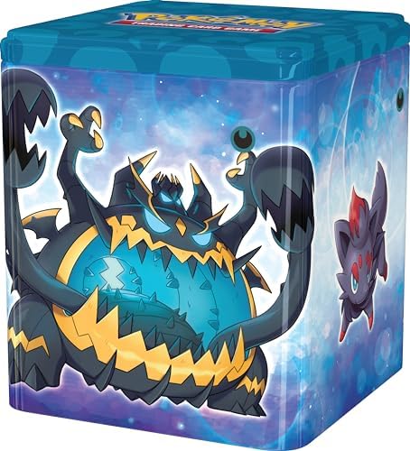 Pokemon TCG Darkness Stacking Tin - Umbreon 3 Booster Packs Coin