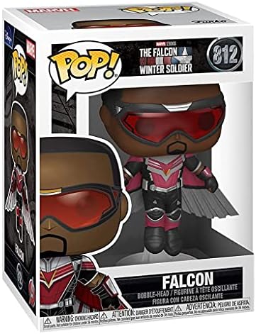 Funko Pop Marvel The Falcon and The Winter Soldier - Falcon Flying Vinyl Figure Bundled