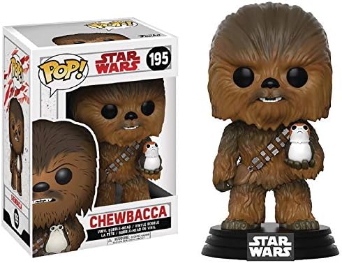 Funko Star Wars The Last Jedi - Chewbacca with PORG Funko Pop Vinyl Figure Bundled with