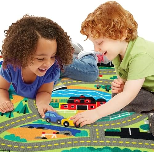 Melissa & Doug Melissa Doug Round The Town Road Rug FFP