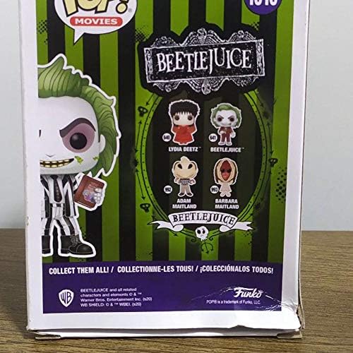 Funko POP Movies 1010 - Beetlejuice Handbook of The Recently Deceased GITD NYCC 2020