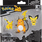 Pokemon Select Evolution 3 Pack - Features 2-Inch Pichu and Pikachu and 3-Inch Raichu
