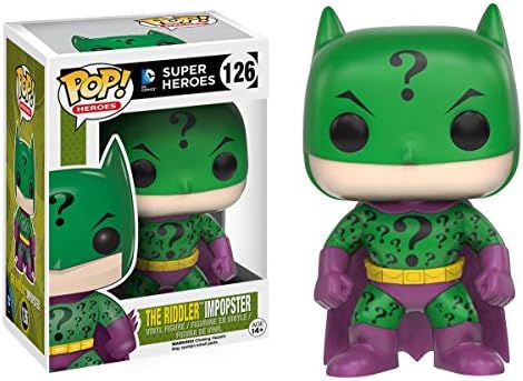 Funko POP Heroes Villains as Batman Riddler Action Figure