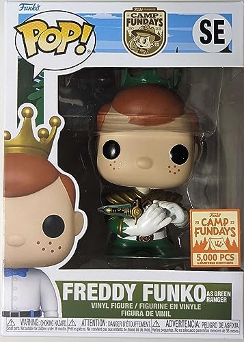 Funko Pop Freddy as Green Ranger 2023 Camp Fundays Box of Fun Pop LE5000