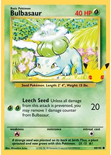 Pokemon TCG 25th Anniversary Kanto Pack