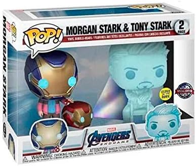 Funko Pop Morgan Tony Stark Glows in The Dark 2 Pack