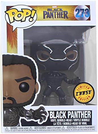 Funko Pop Marvel Black Panther - Masked Black Panther Limited Edition Chase Variant Vinyl