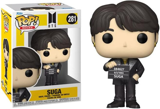 Funko POP Rocks BTS Butter - Suga Funko Pop Vinyl Figure Bundled with Compatible Pop Box