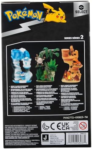 Pokemon Select Forest Environment - Multi-Level Display Set with 2-Inch Bulbasaur and