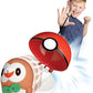 Pokemon Pop Action Poke Launcher with Launching Mini Rowlet Plush Poke Ball 95082
