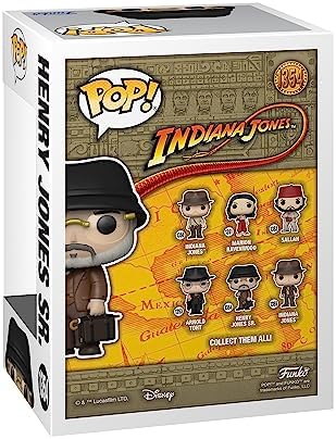 Funko POP Movies Indiana Jones - Henry Jones Sr - Collectable Vinyl Figure