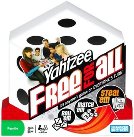 Hasbro Parker Brothers Yahtzee Free for All