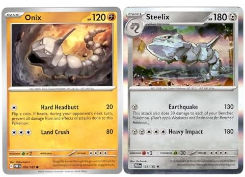 Pokemon Steelix 125182 - Paradox Rift - Pokemon Card Lot