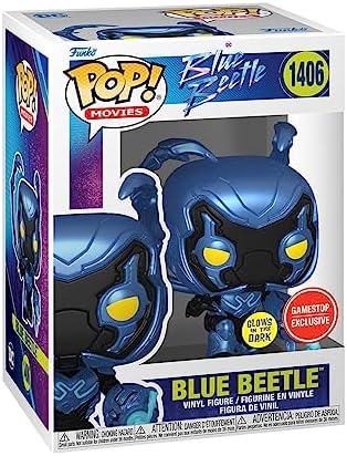 Funko POP Movies Blue Beetle Glow in The Dark Vinyl Figure