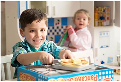 Melissa & Doug Melissa Doug Flip and Serve Pancake Set 19 pcs - Wooden Breakfast Play