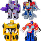 Transformers Heroes vs Villains 4-Pack Autobot and Decepticon 4.5-Inch Action Figures